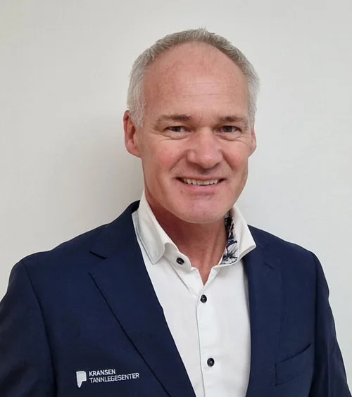 Daglig leder Kristian Østmark ved Kransen Tannlegesenter